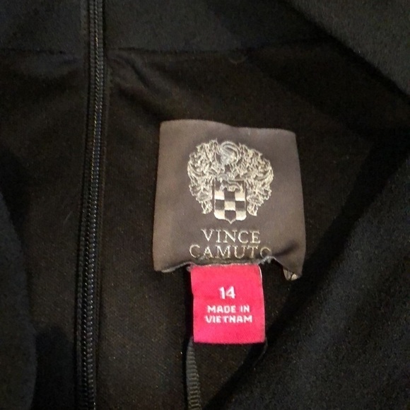 Vinca Camuto pallazzo pants Jumpsuit with sleeveless high neck scarf detail 14 - Picture 5 of 11